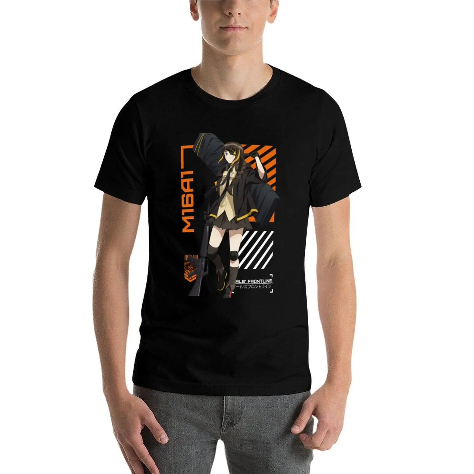 M16A1 - Dolls Frontline T-Shirt Modern Print Casual T-Shirt view 4