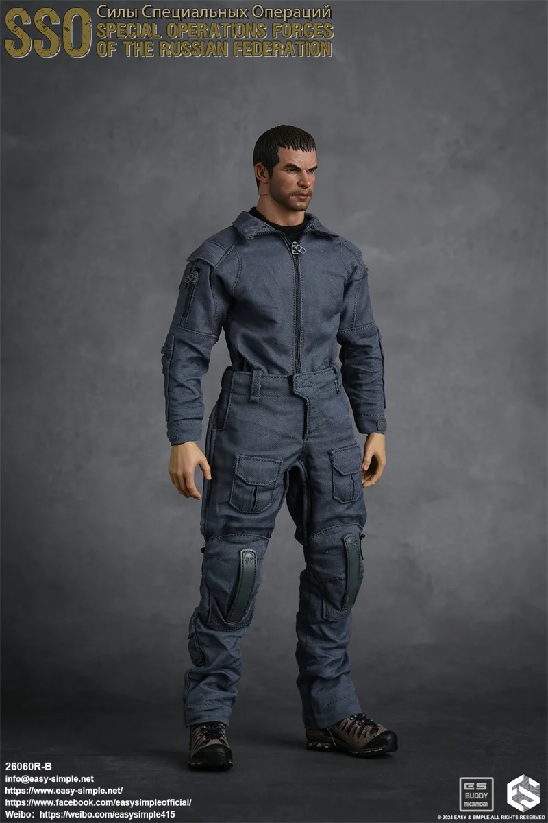 سهلة وبسيطة ES 26060R-A 26060R-B 26060S 1/6 قوة العمليات الخاصة الروسية SSO 12 بوصة مجموعة كاملة نماذج شخصيات الحركة الجندي الذكور