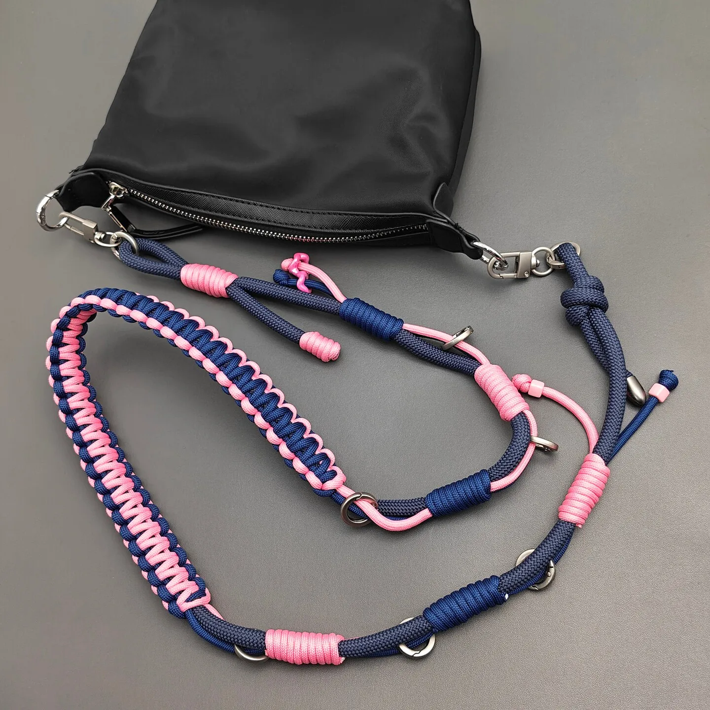 Hand-braided Adjustable Repalcement Bag Strap Multi-purpose Anti-lost Camera Phone Lanyard Crossbody Shoulder Strap Accessories
