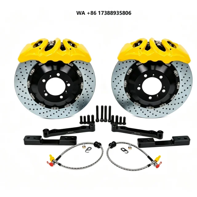 Big Brake Caliper 6 Pot for au-di A4 A6 S8 Tt b-m-w F30 F82 G80 E90 E92 W213 G500 Dodge Raptor Escalade 410/405/390/380/365mm