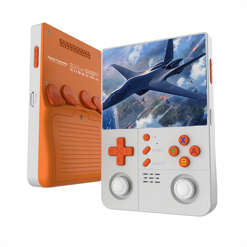 BOYHOM R 40XX Pro Max Retro-Spielekonsole 4,2 Zoll IPS-Bildschirm 4000mAh Tragbare Handheld-Konsole Eingebautes WLAN R0XXPRO Kindergeschenk