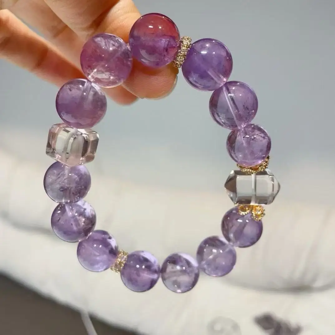 

Natural Amethyst Bracelet Dream Amethyst Women's Bracelet Light Luxury Fashion Niche Design