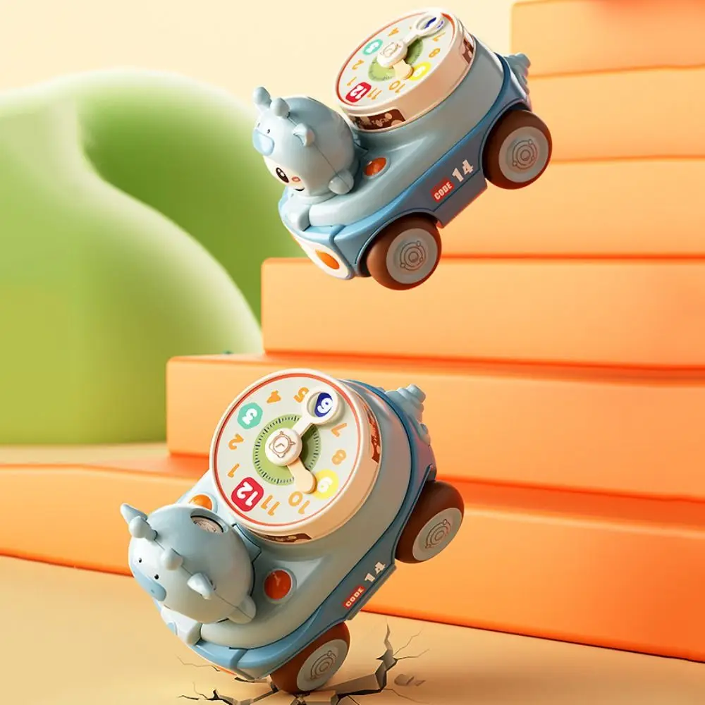 3 Facial Inertia Car Early Learning Face Changing Pull Back Vehicle Plastic Cartoon Pull Back Press Vehicle Girl Boy