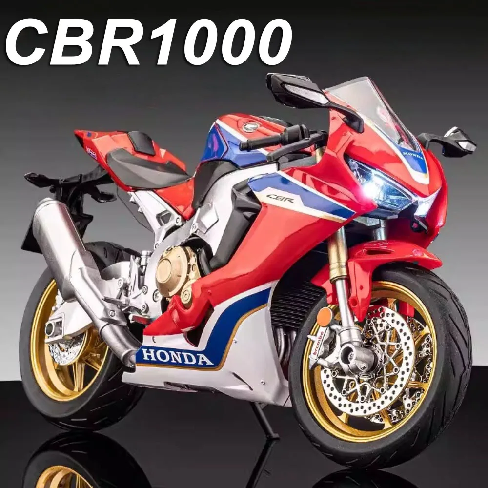 

1:9 Honda CBR1000 обезьяна сплав модель мотоцикла литье под давлением игрушки переднее колесо рулевой светильник миниатюрные автомобили детский подарок на день рождения