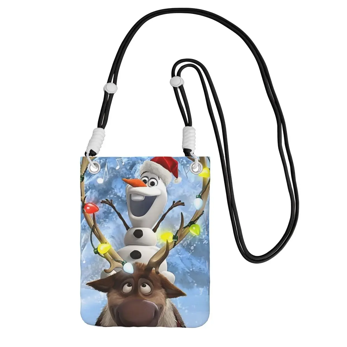 

Сумка для мобильного телефона «Холодное сердце» на заказ, диагональная женская и мужская анимированная музыкальная фэнтезийная пленка, сумка через плечо, регулируемая длина, дорожная сумка