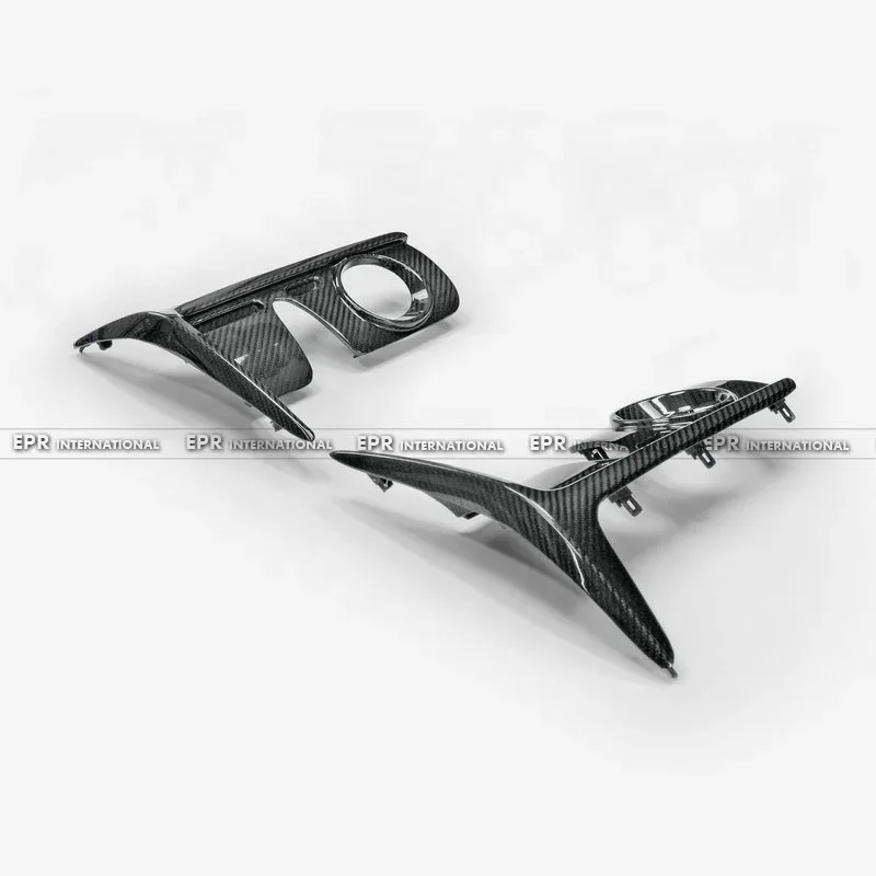 High Quality Fit For TOYOTA GR YARIS GXPA16 Front Fog Cover Pair Real Dry Carbon(Replacement Type)