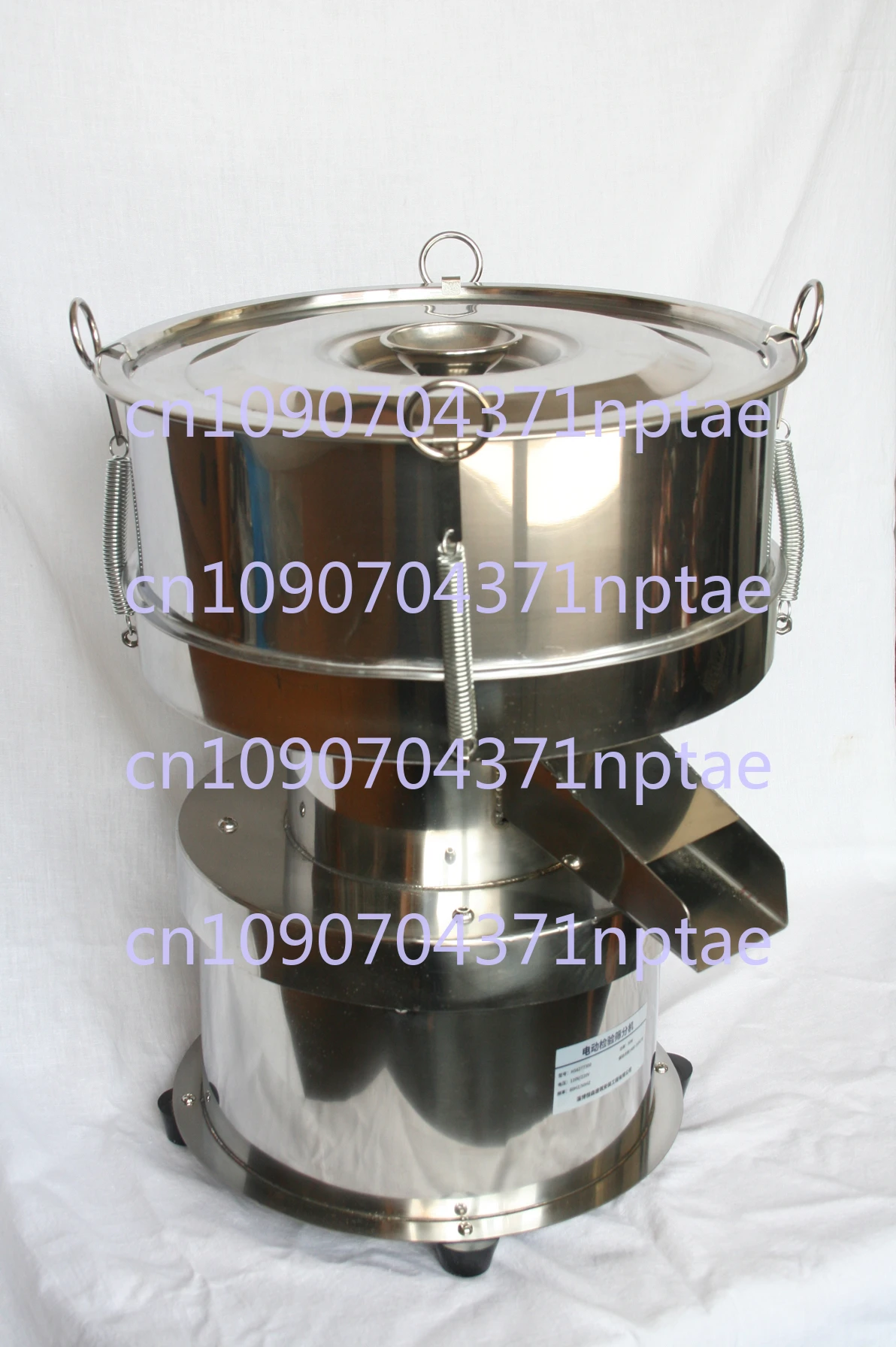 Vibrating Screen Small Stainless Steel Vibrating Powder Machine Traditional Chinese Medicine Food Flour Metal Electric Vibrating image 2