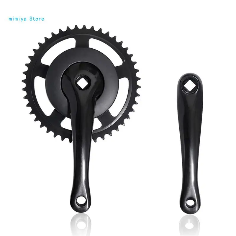 pipi Aluminum 44T Crankset Single Chainring Set Chainwheel for Cycling Enthusiasts