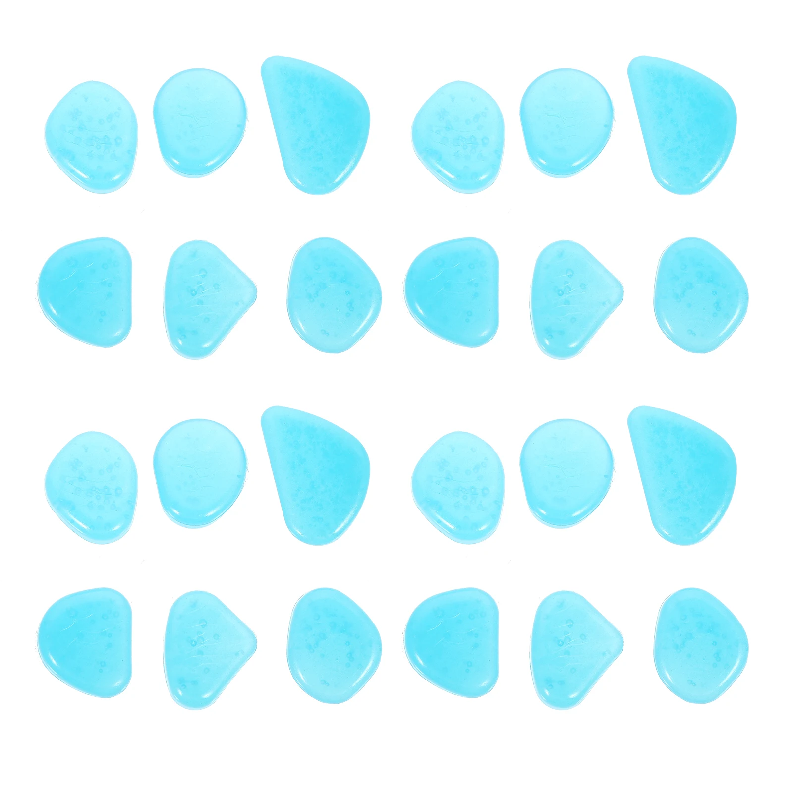 

100pcs Stones Safe Aquatic Fish Freshwater Luminous Rocks Saltwater Resin Decorative Glow In The Dark Rocks Aquarium Ornaments