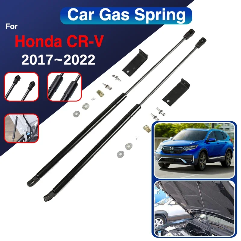 

For Honda CR-V 2017 2018 2019~2022 CRV CR V 2X Car Front Hydraulic Rod Metal Front Hood Shock Gas Bar Support Spring Accessories