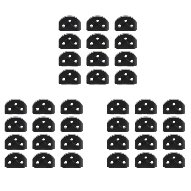 CGDS-36Pcs Classical Guitar Rollers String Trees Retainer Guides Guitar String Locks Nut Block Clamp, Black