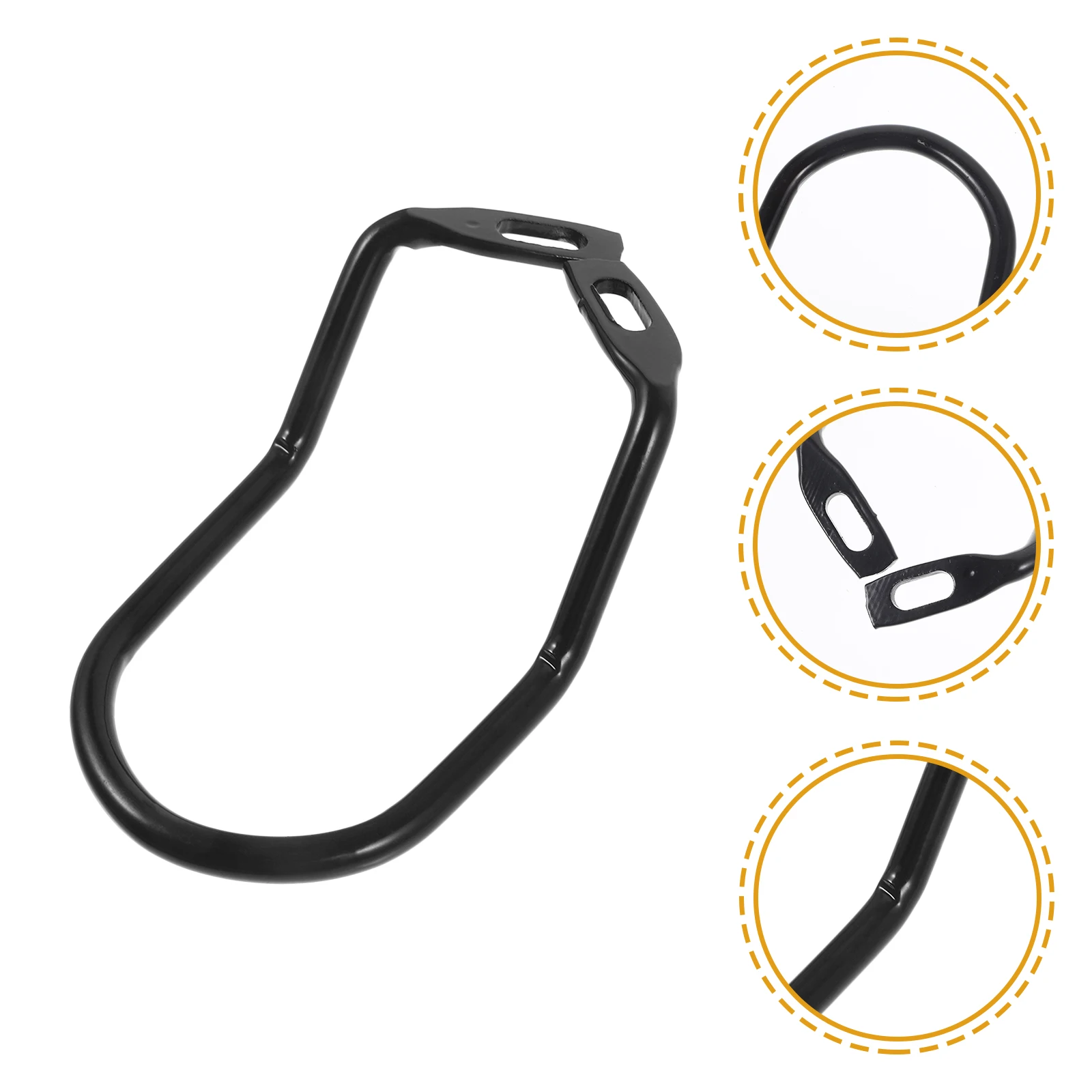 

Durable Bicycle Rear Derailleur Guard Black Chain Stay Protector Rack Shield Steel Gear Shifter Mountain Folding Bikes