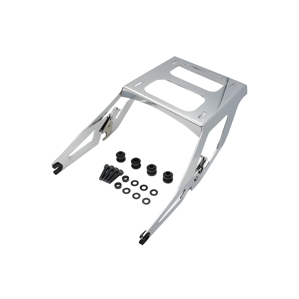 Motorcycle Two Up Mount Rack Luggage Rack Fit for Harley Softail Sport Glide FLSB 2018 2019 2020 2021 2022 2023