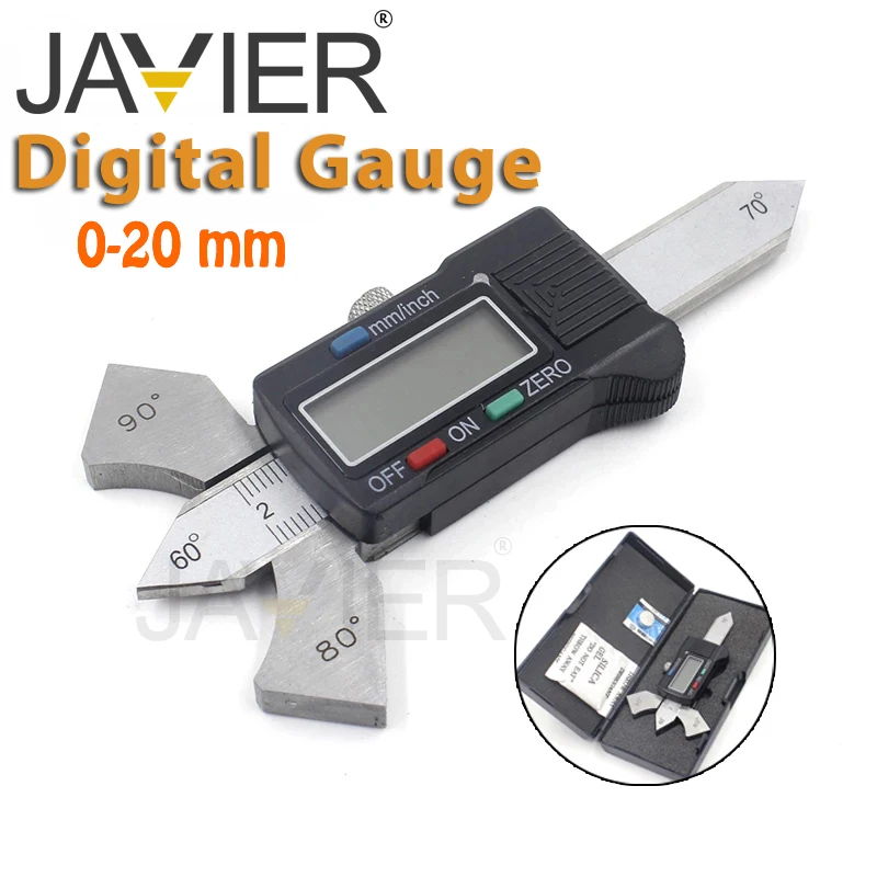 Digital welding gage 0-20mm stainless steel digital weld gauge weld inspection ruler Digital Welding Seam measure