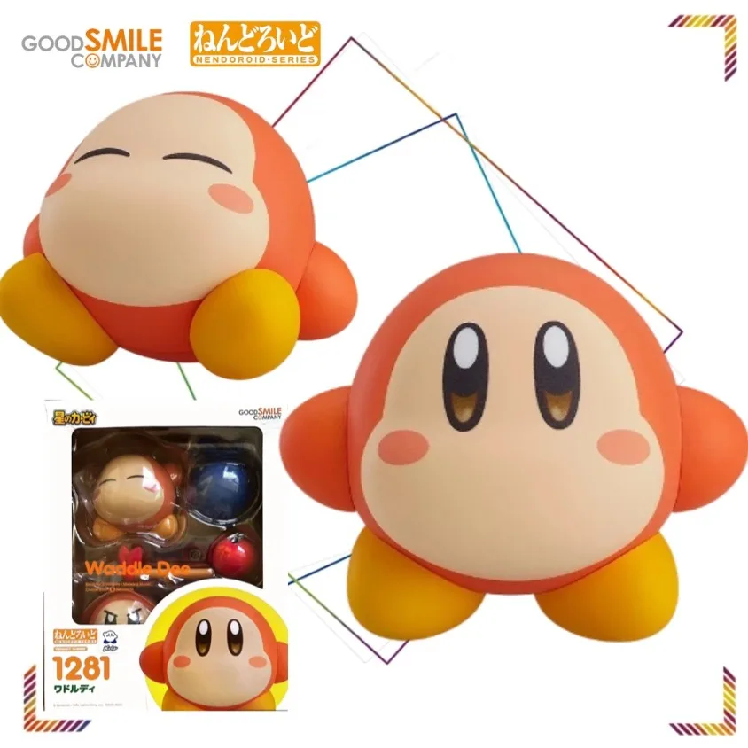 

Good Smile Nendoroid #1281 Waddle Dee Kirby Series Q Version Action Figures Anime Model Collection Doll Gifts Decor Toy