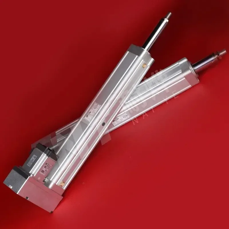 High Precision Servo Electric Cylinder 1.2T 5T Large Thrust Stepper Motor Direct Connection Automatic Push Rod for Industrial