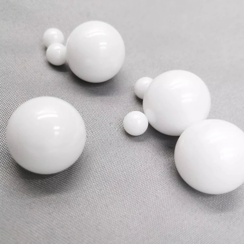 10PCS Zirconia Ceramic Ball, High Precision, Good Wear Resistance, High Temperature Resistance, High Toughness Dia 0.8mm-12mm