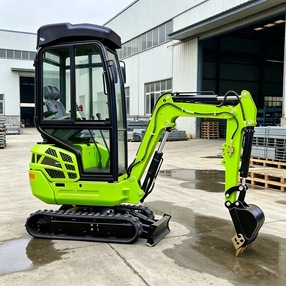 

Mini Excavator Construction 1.0Ton 1.8Ton 2.0Ton 3.0Ton Yanmar engine Hydraulic CE Diggers Backhoe Families Cab Fast