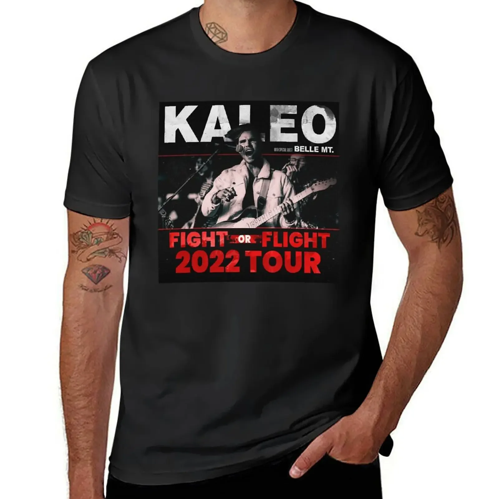 bebek KALEO tour FF 2022 T-Shirt boys whites cute clothes summer top customs T-shirt men