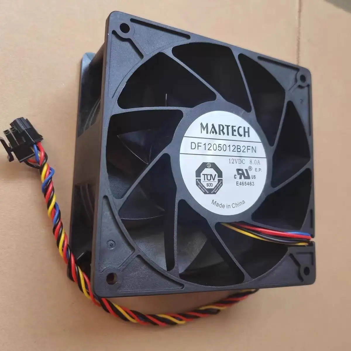 For MARTECH DF1205012B2FN DC 12V 8.0A 12050 120x120x50mm 4Pin Dual Ball Bearing High Speed Miner Server Chassis Case Cooler Fans