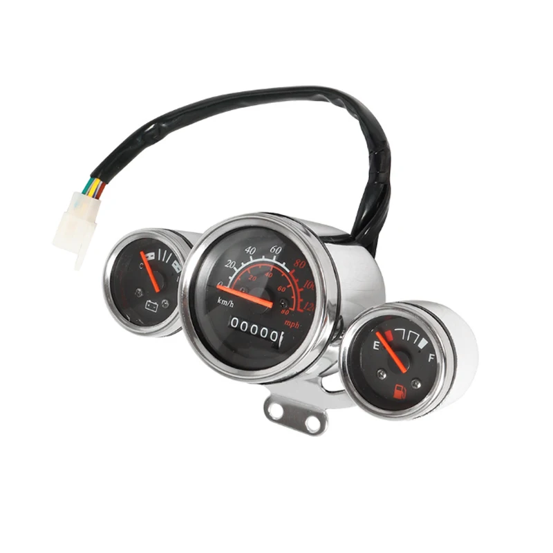Universal Motorcycle Digital Speedometer Odometer Tachometer Voltmeter Fuel Gauge Multi-function Instrument For Honda Yamaha