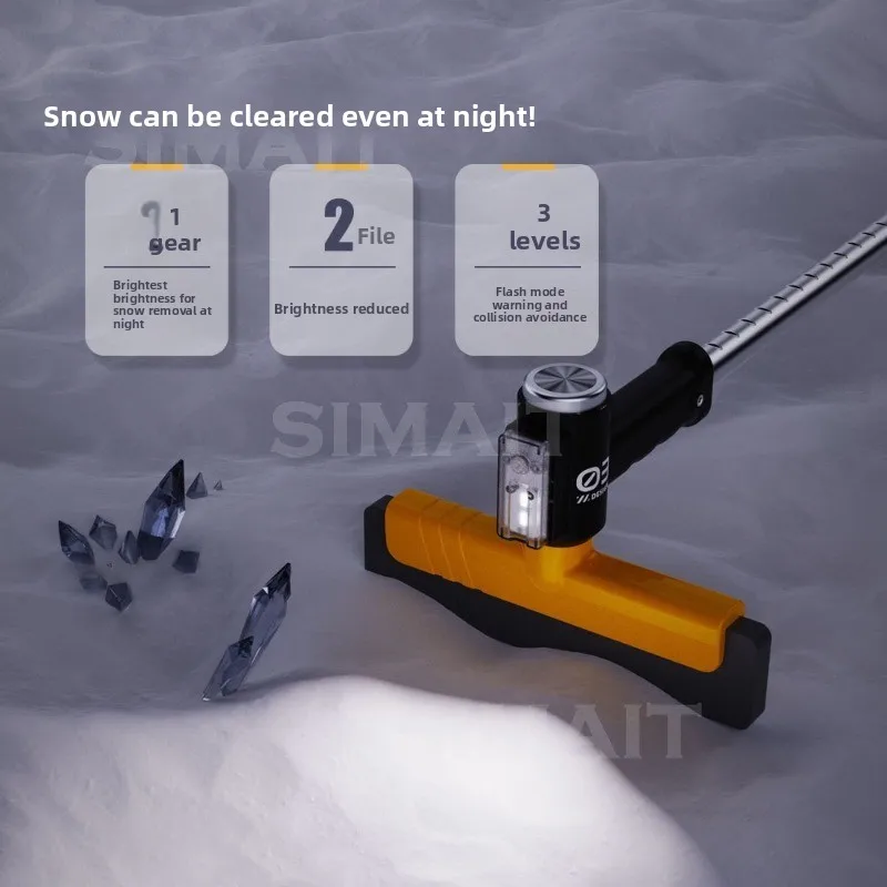 Multifunctional Car Snow Shovel, Ice Defrost Scraper, Auto Snow Sweeping Brush Winter Snow Removal Cleaning Tool