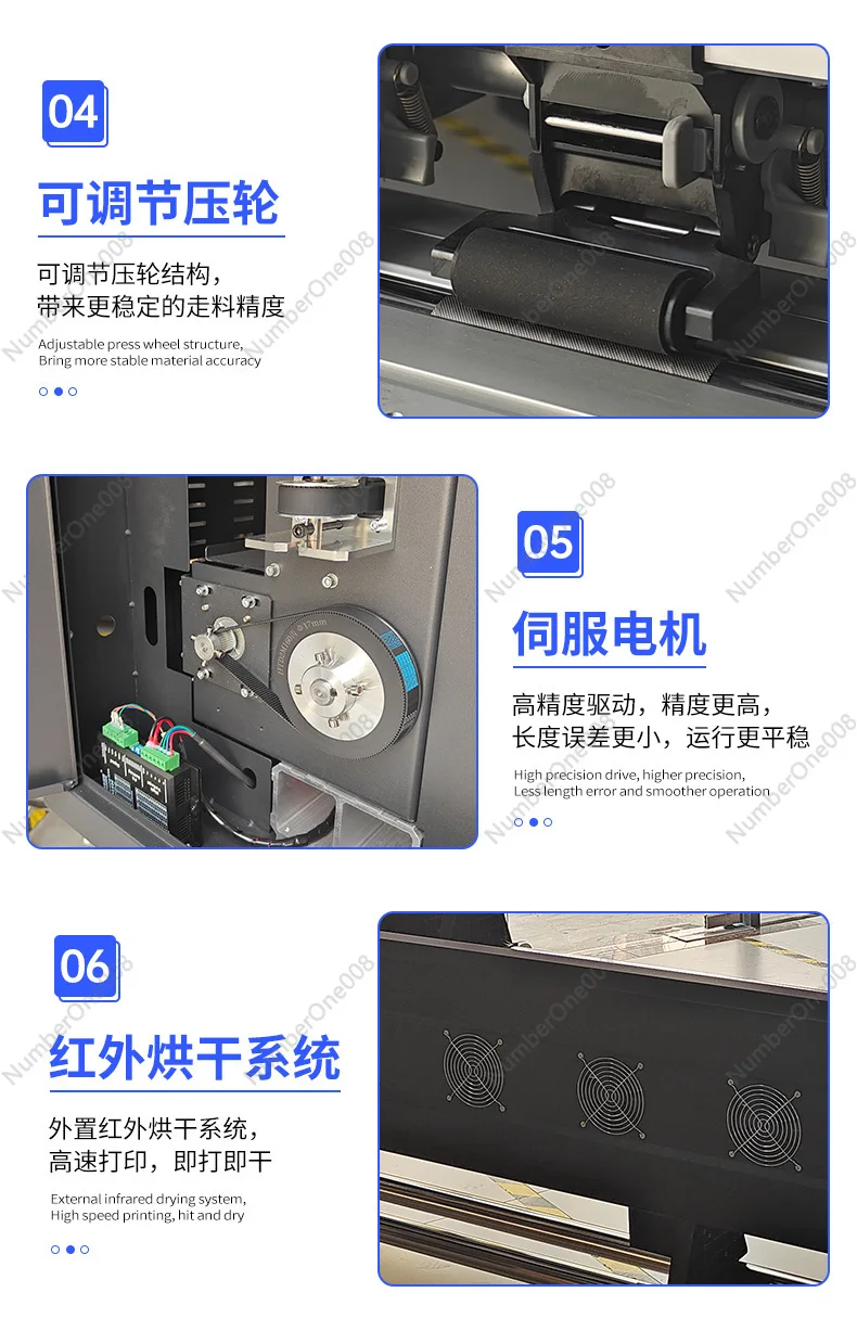 4-Head Sublimation Printer Fabric Digital Printing Machine Sportswear Thermal Transfer Printer