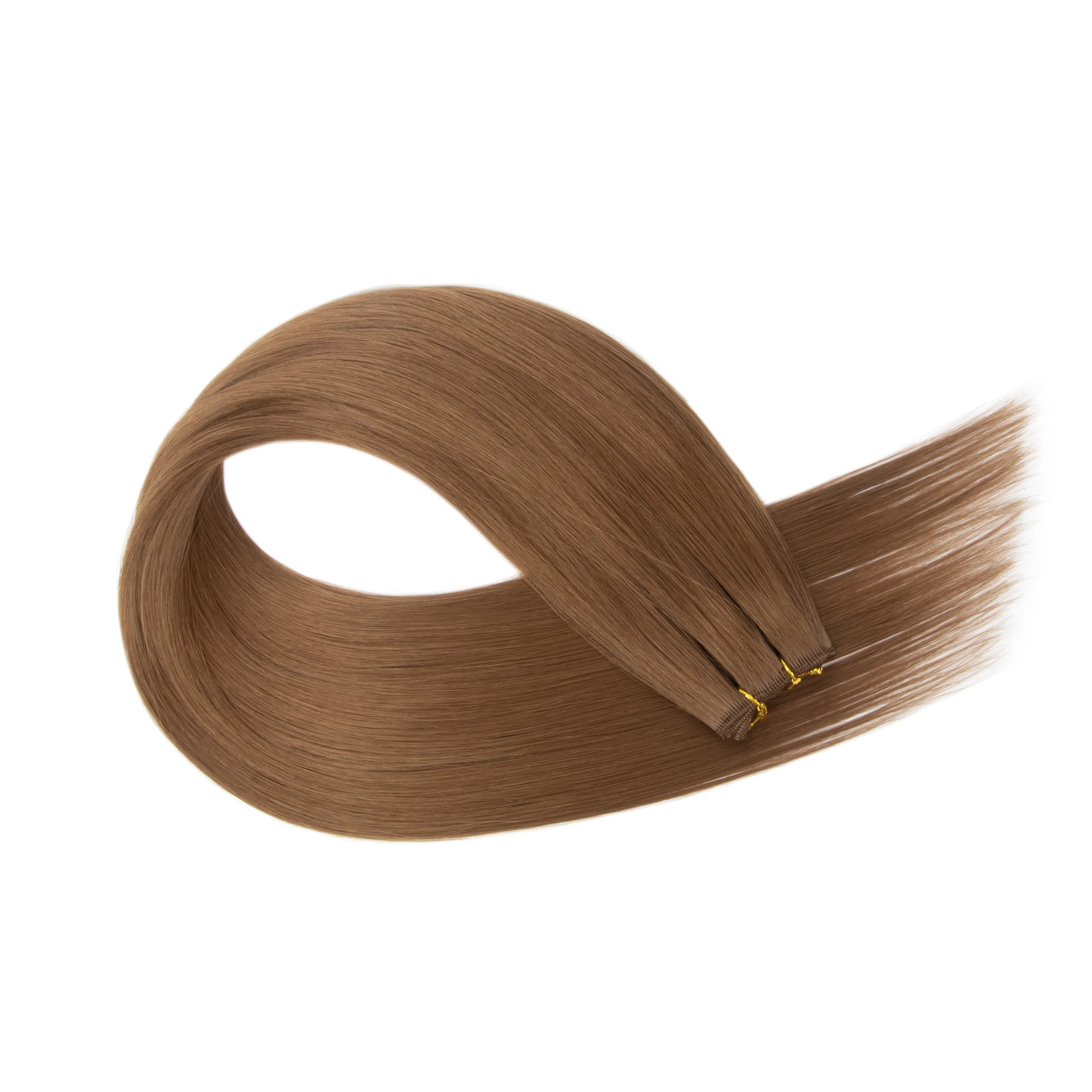 Knochenglatte Haarbündel Salon-Qualität Natürliche Haarverlängerungen Kunstfasern Superlange Synthetische Yaki-Glatthaar-Webungen Voluminös von Ansatz bis Spitze – Detail 10