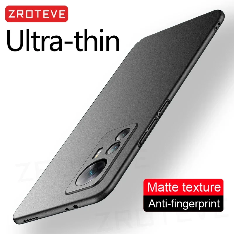 For Xiaomi 12T Cases ZROTEVE Ultra Thin Hard PC Matte Case On Xiaomi Mi 12T Pro 12 T 12X Xiomi Mi12X Mi12T Mi12 Lite Phone Cover