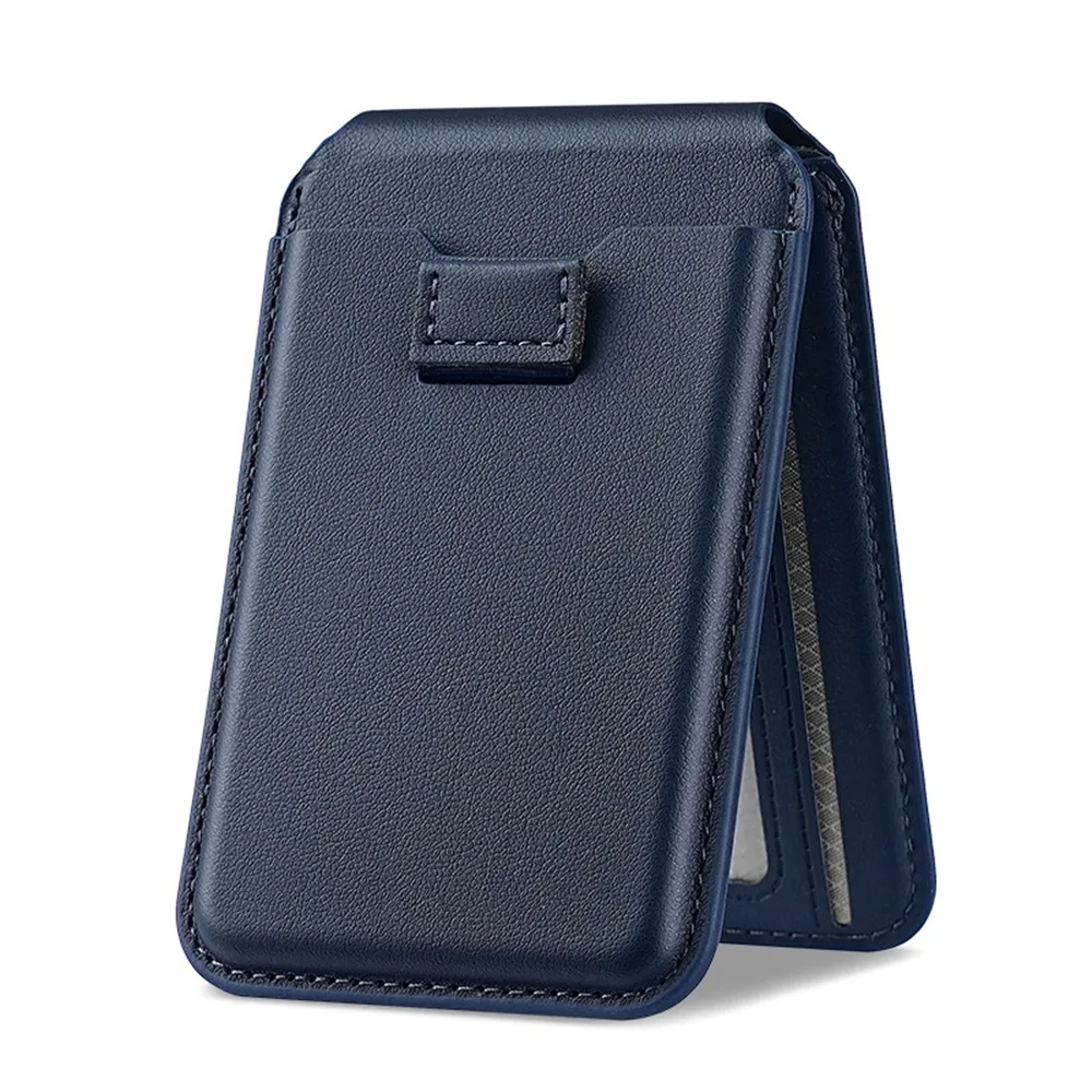 

Аксессуары, держатель для карт из искусственной кожи, магнитный портативный кошелек Magsafe, сумка для карт для iPhone 16, 15, 14, 13, 12 Pro Max