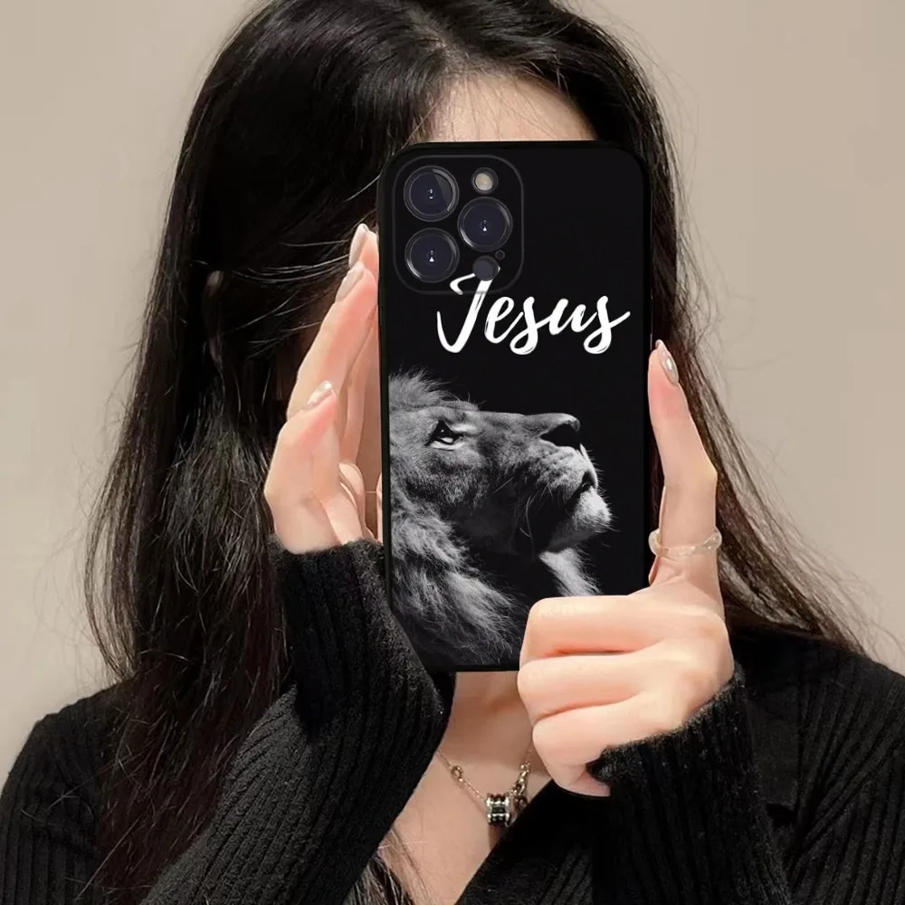 Jesus Christ Christian Phone Case For iPhone 14 11 12 13 Mini Pro XS Max Cover 6 7 8 Plus X XR SE 2020 Funda Shell