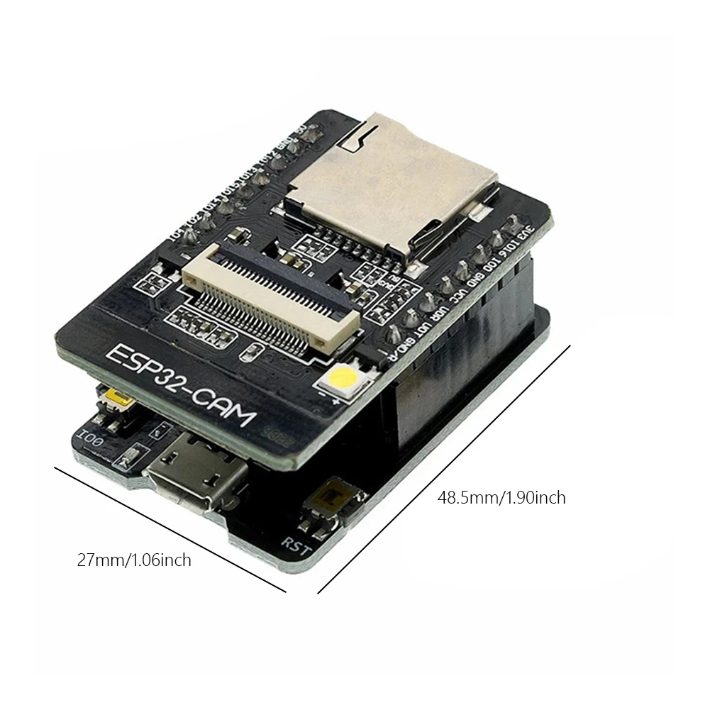 ESP32-CAM-MB ESP32-CAM WiFi + Bluetooth Module Camera Module ESP32 Development Board CH340C 2.4G Antenna Kit For Arduino