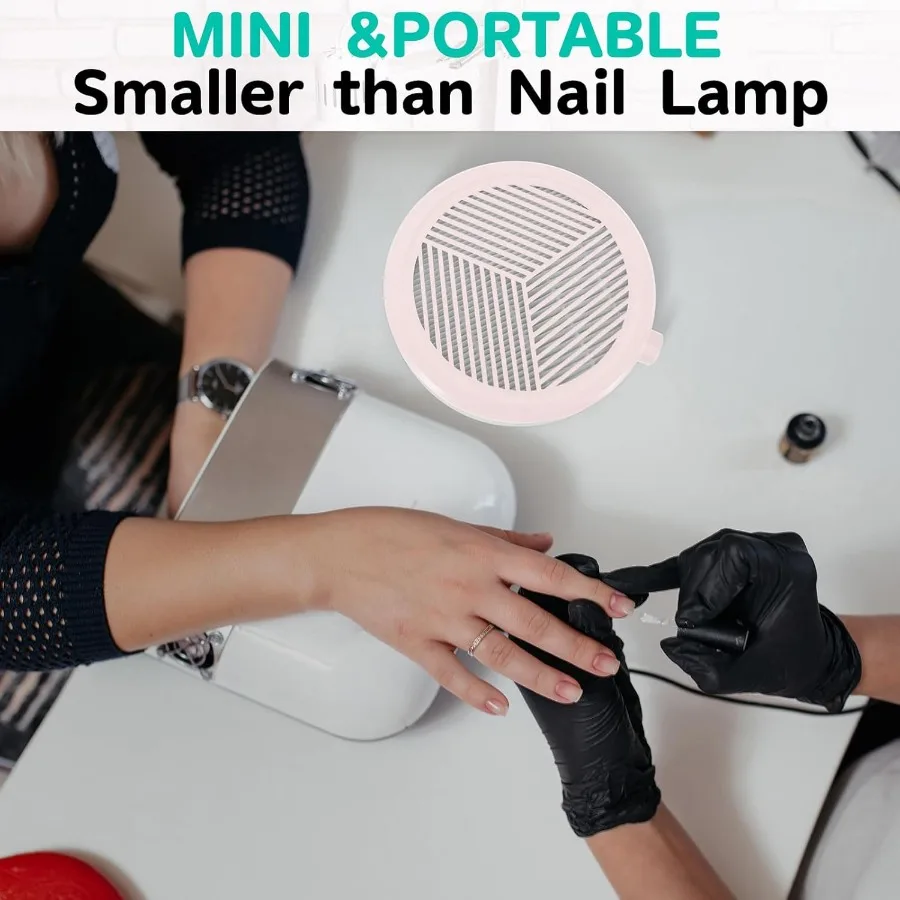 Nagel Staub Kollektor Einstellbare Saug Leistungsstarke Kompakte Nagel Fan Staub Kollektor Maniküre Staubsauger Extractor Fan Frauen Hom
