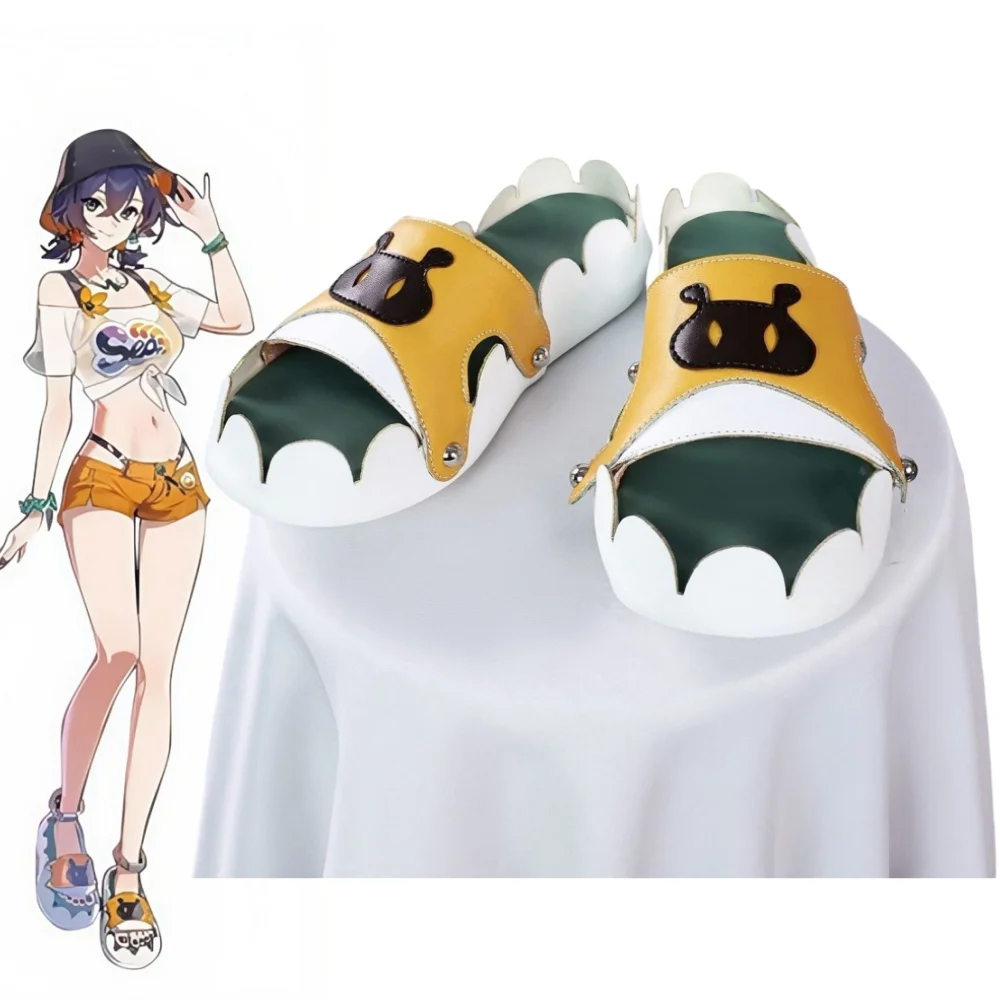 

Zenless Zone Zero Belle Cosplay Game Shoes Costume Accessories Props Anime ZZZ Party Swimwear for Woman Shoe