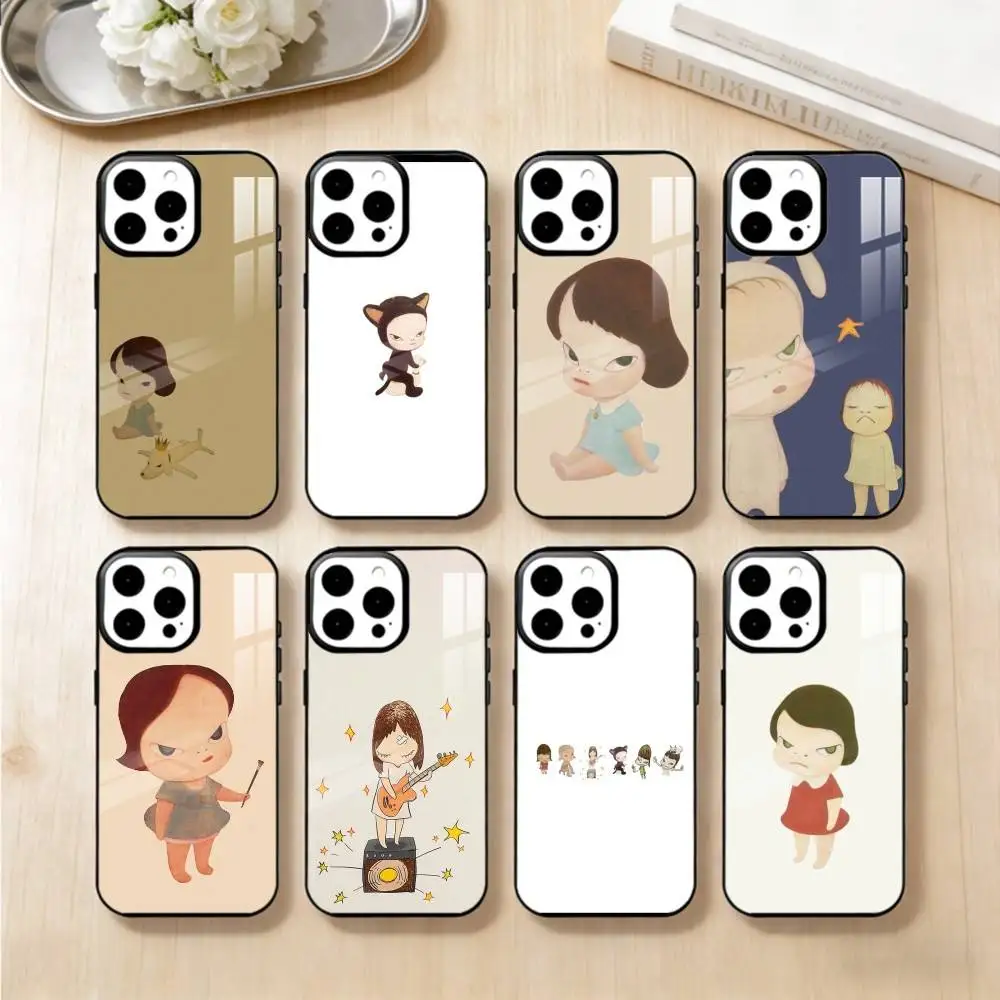 

Cute Y-Yoshitomo Nara Phone Case For iPhone 17,16,15,14,13,Pro,Max,Plus,Magnetic For Magsafe Wireless Charging