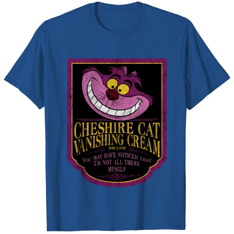 Cheshire Vanishing Creme T-shirt Vintage Short Sleeve Crew Neck Clothing