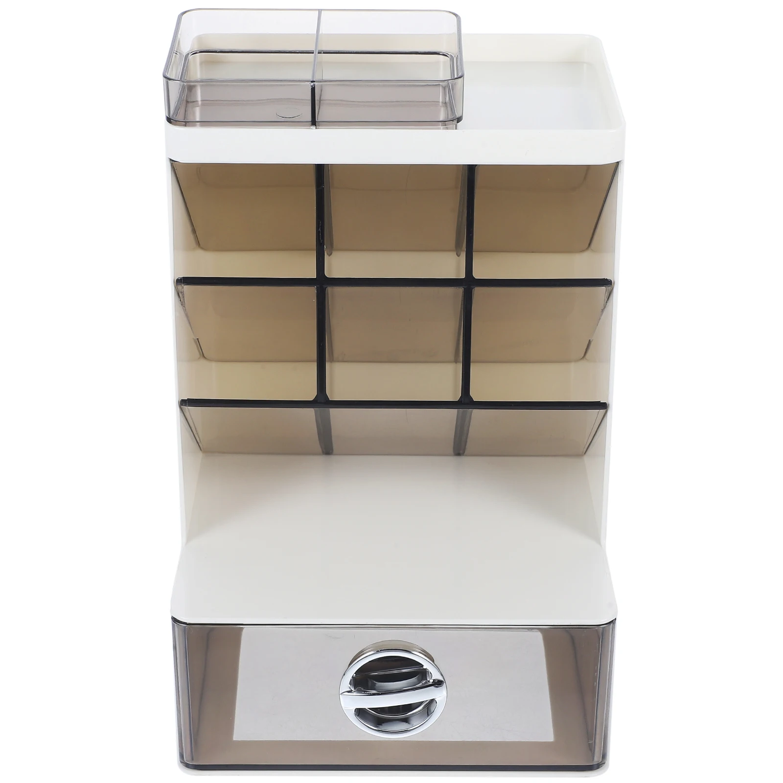 

Pen Holder Organizer Box Plastic Desktop Storage Rack For Office School Stationery Multi-Compartment Desk Organizer