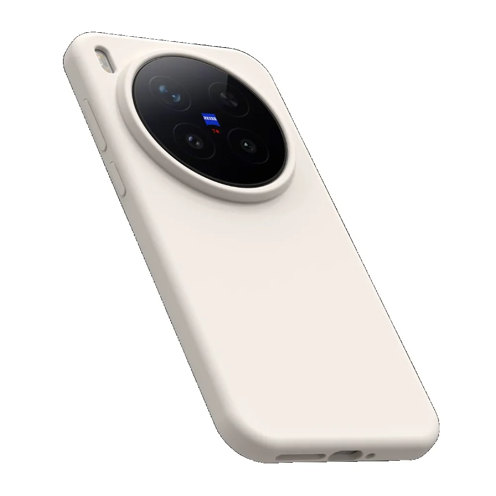 Vivo X300 Pro X200 Ultra Mini X100S 5G 소프트 플로킹 백 커버 충격 방지 고급 휴대폰 쉘용 액체 실리콘 케이스