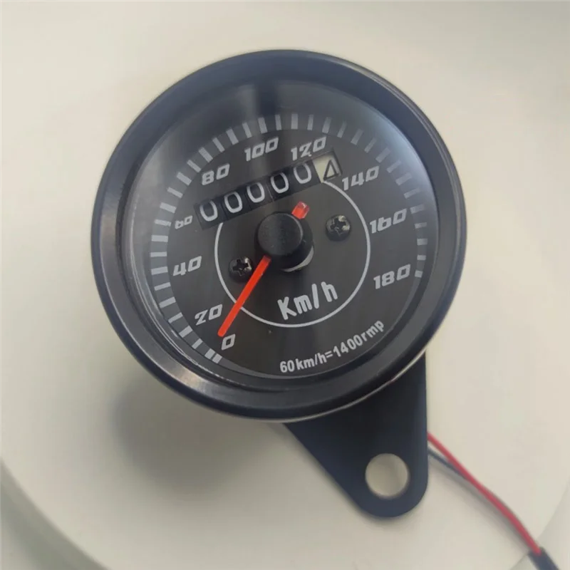 

Новая приборная панель мотоцикла, модернизированная в стиле ретро, малый счетчик кода, километровый счетчик, универсальный одиночный одометр для мотоцикла-A14Z