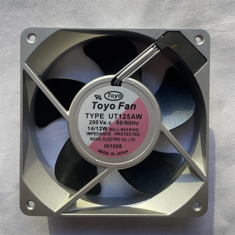 UT125AW 200V ac axial fans 14/12W  1225 120*120*25 Ac cooling fan