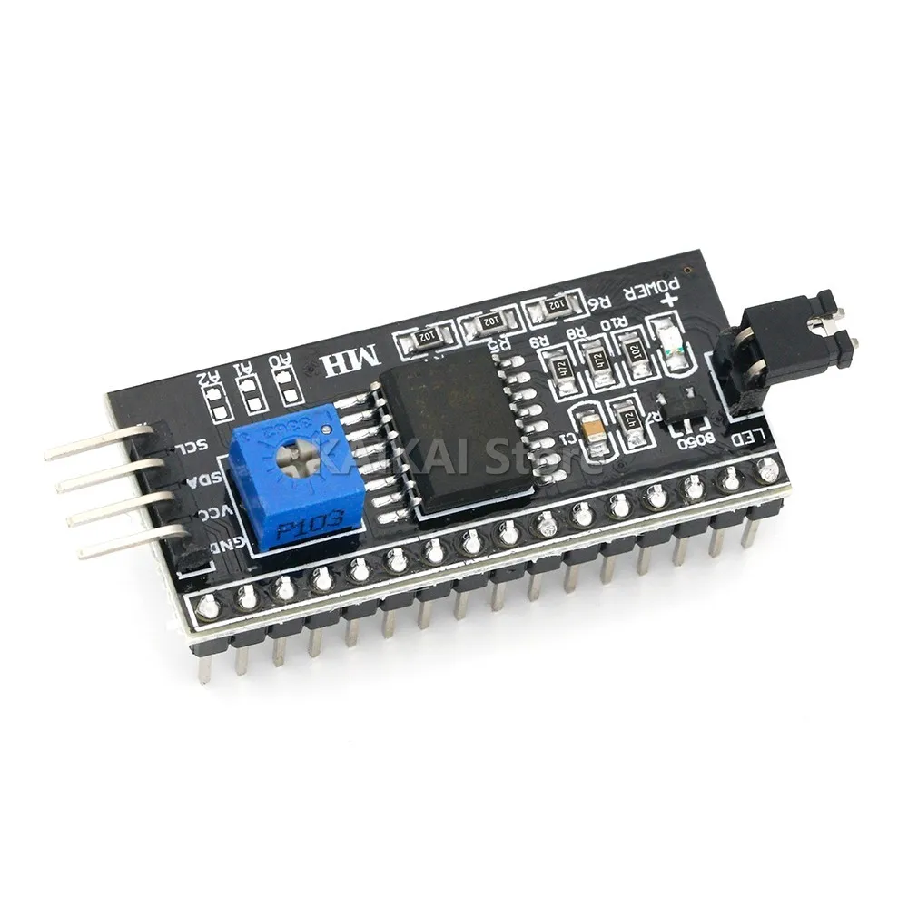 IIC I2C TWI SPI Serial Interface Board Port 1602 2004 LCD LCD1602 Adapter Plate LCD Adapter Converter Module PCF8574