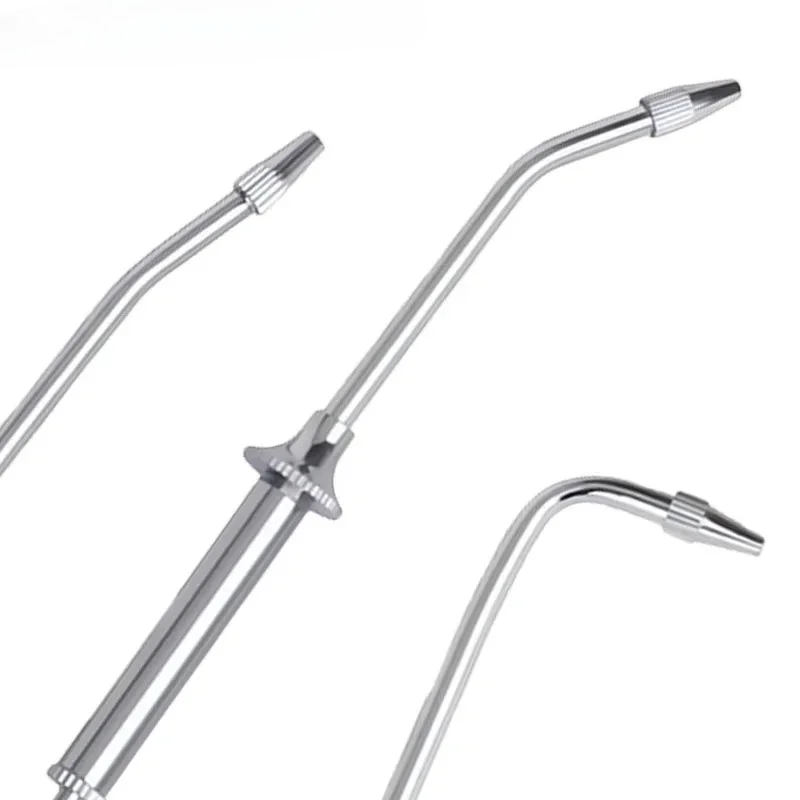 1Pc Dental Amalgam Carrier Syringes Curved Tip Double End Filling Delivery Tools Cavity Filling Restorative Dentistry Tools