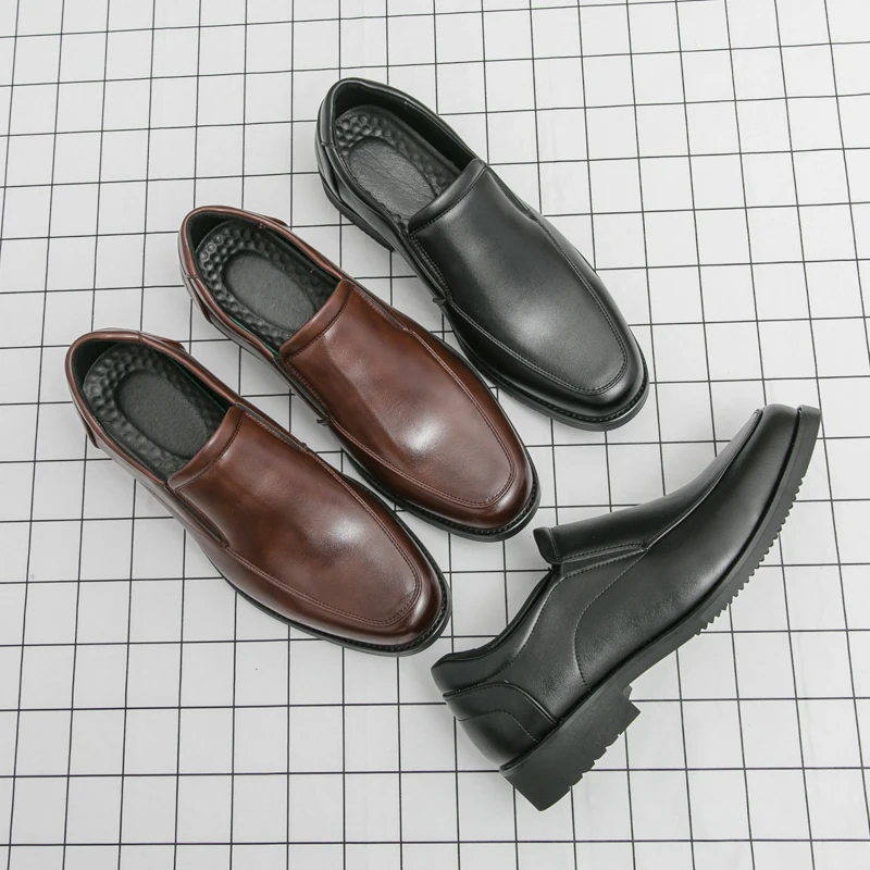 

Мужские кожаные лоферы, повседневная обувь без шнуровки, модные мягкие черные модельные туфли на резиновой подошве, роскошная деловая обувь, дизайнерская обувь man shoes кроссовки мужские обувь мужская лоферы мужские