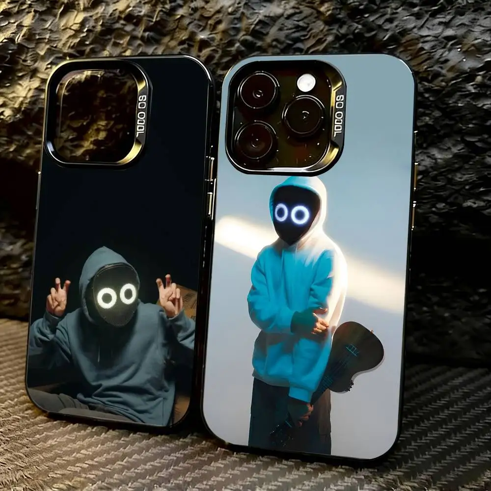 

Singer Funny B-BoyWithUke Phone Case For iPhone 17,16,15,14,13,12,11 Plus,Pro Max,XS,Colorful Silver Black Cover