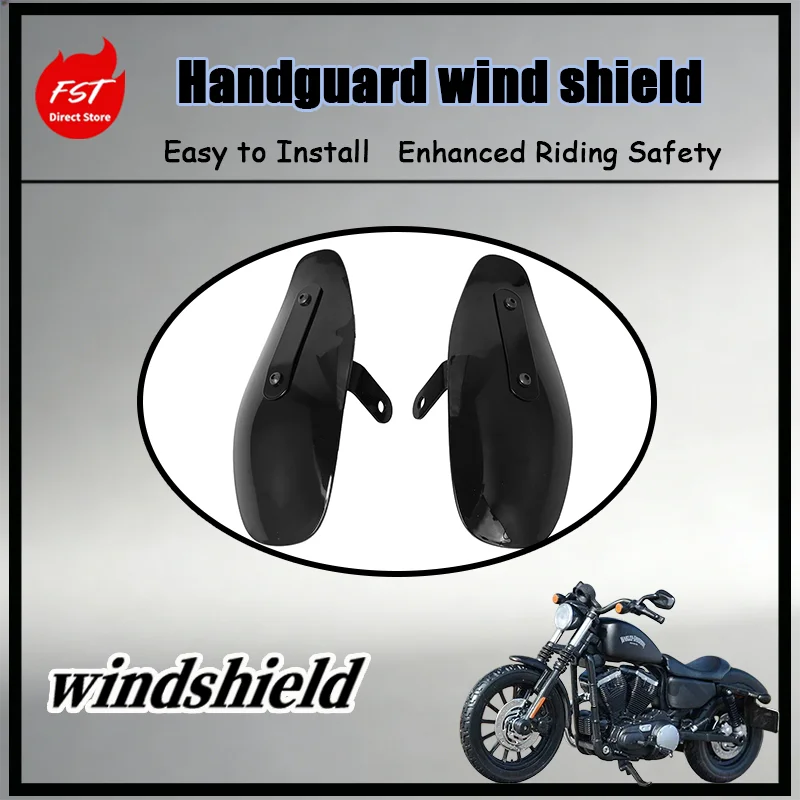 

FOR Custom Cruiser Motorcycle Handguard Wind Deflector for Harley 883 And Most Chinese Made Bikes