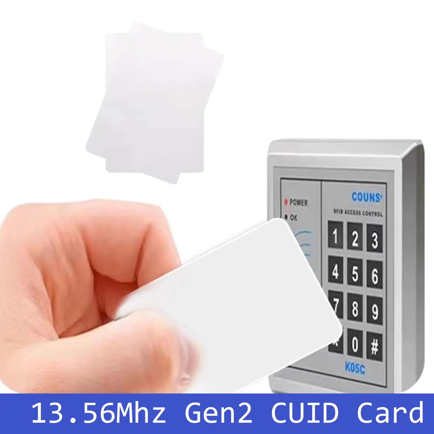 

10/20PCS NFC Smart Chip Card RFID Clone Key 13.56Mhz CUID 1K S50 Copy Token IC Rewritable Tag Gen2 Changeable Badge
