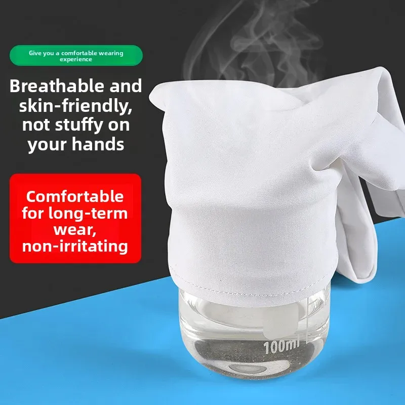 قفازات ألياف/ليكرا عالية المرونة لمتجر المجوهرات، حفل خاص، أداء الرقص، سوار السوار، أسود قابل للتنفس