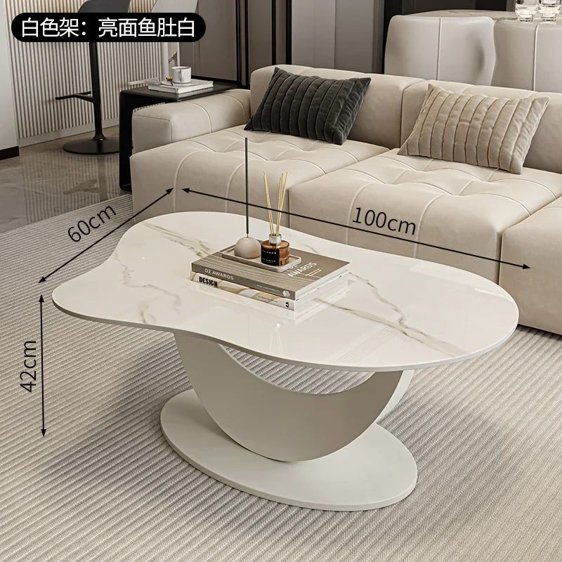 Modern simple living room household small apartment special-shaped irregular clouds