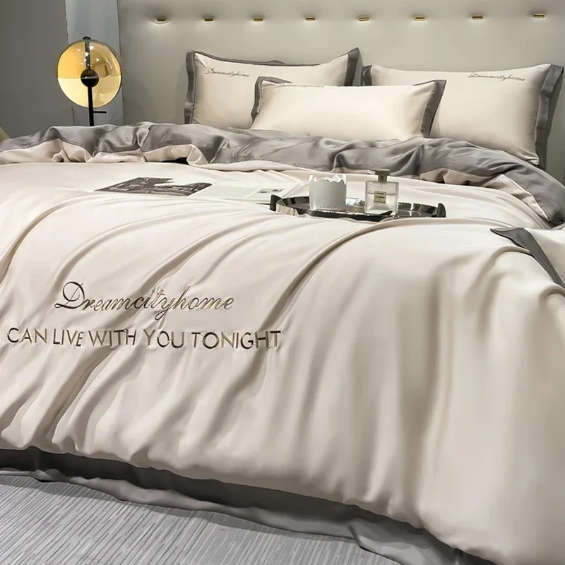 

Luxury White Beddings Sets Ultralight Selling Comfortable Kawaii Bedding Set Nordic Minimalist Roupa De Cama Home Furniture