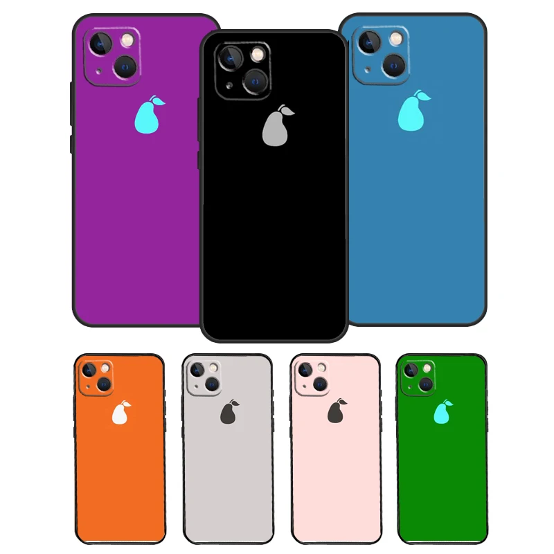 Pear Parody Funny Phone Case For iPhone 14 13 12 Mini 11 Pro Max SE 2020 6 7 8 Plus X XS Max XR Cover Shell